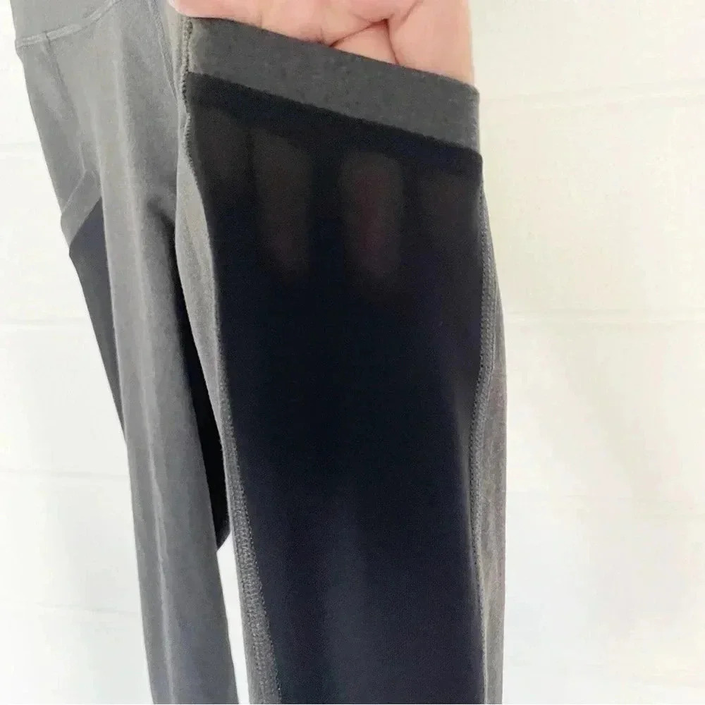 Fabletics On-The-Go Powerhold High-Waisted Gray Leggings Size Small - Picture 5 of 10